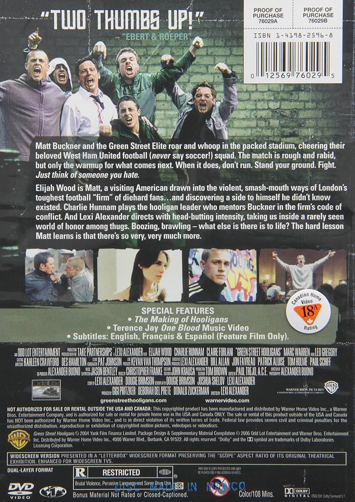 Amazon.co.jp: GREEN STREET HOOLIGANS : DVD